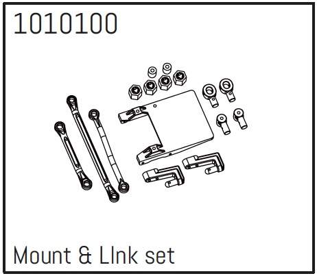 Hobby Plus Mount & Link Set - PRO Crawler 1:18 240234