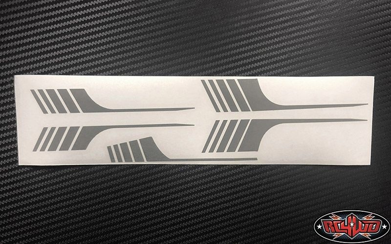 RC4WD Surf Stripes for 1985 4Runner Sheet - Grey Z-B0209