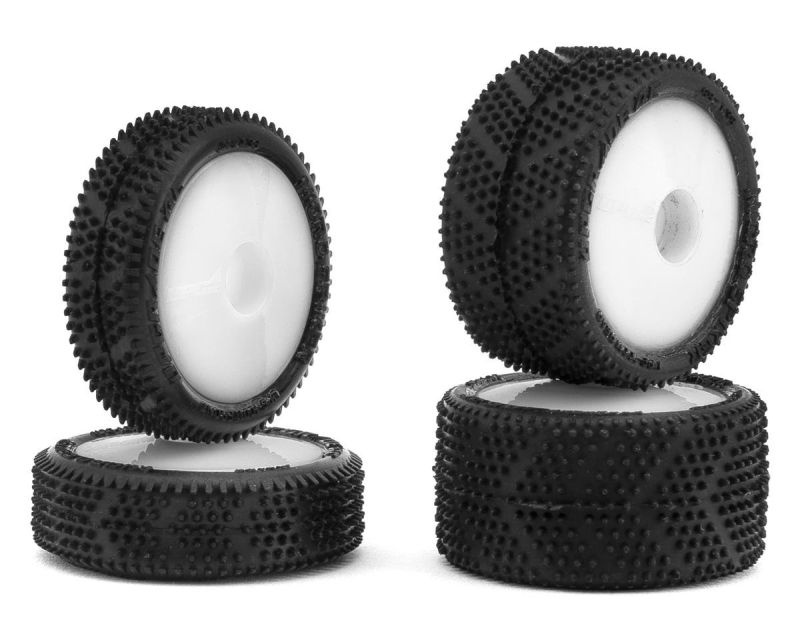 Upgrade RC Micro Spiker Pre-Mounted Carpet Reifen v/h für Losi Micro-B