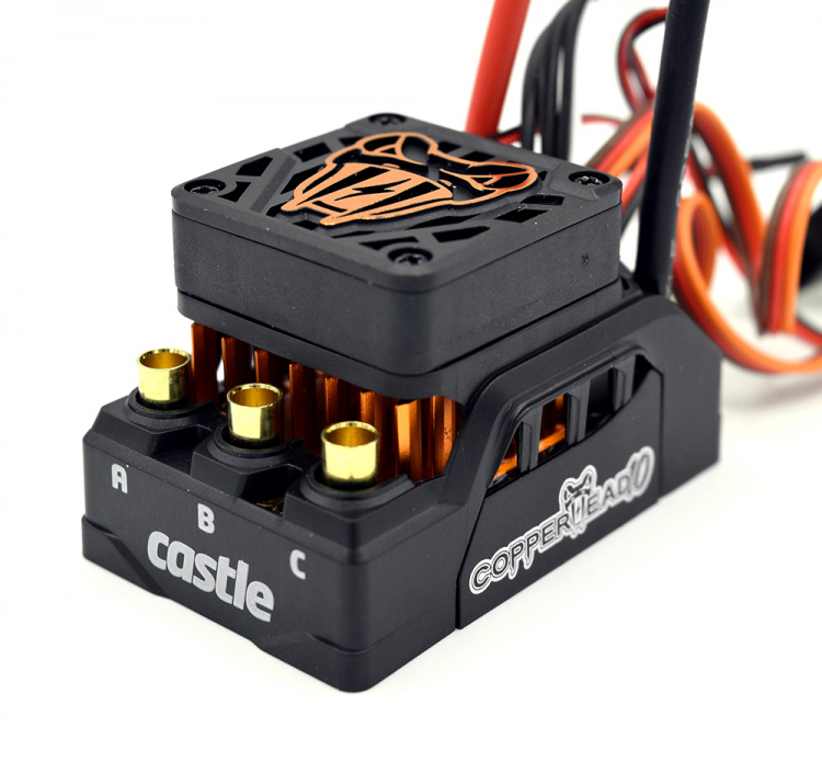 Castle Copperhead 10 ESC, 1406-5700KV Sensored Combo 010-0166-02