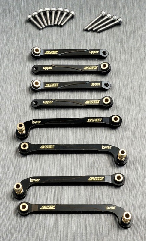 SAMIX Messing High Clearance Link-Kit (8) für FMS FCX24 FCX24-4031