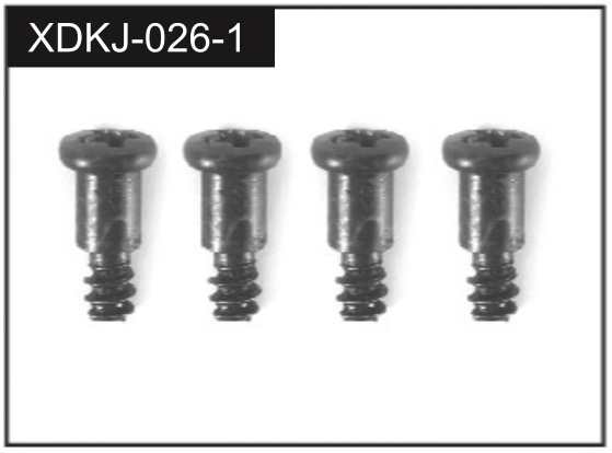 Absima 3* 8 Screws (4) J-026-1