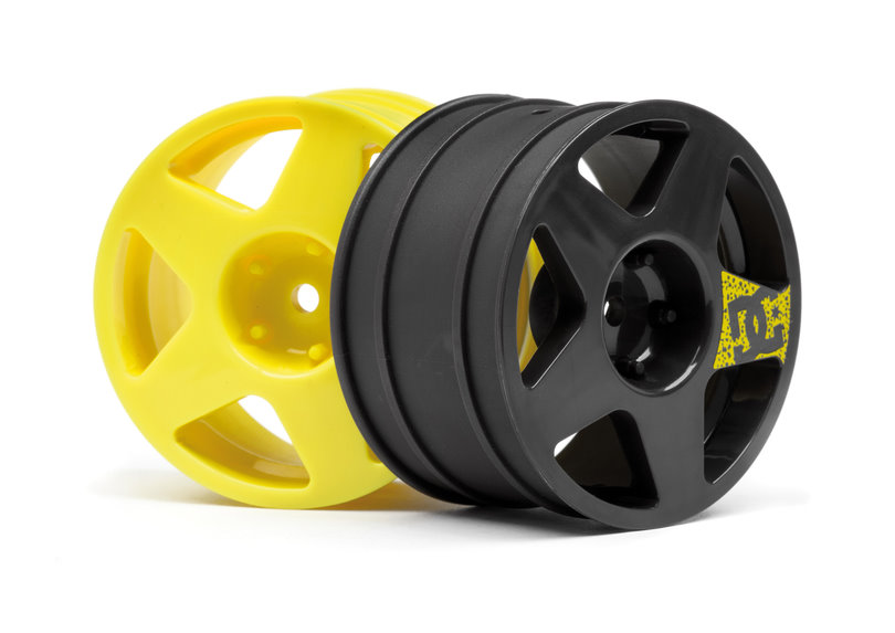 HPI Fifteen52 Tarmac Felgen Set (3xgelb, 1xgunmetal) 109745