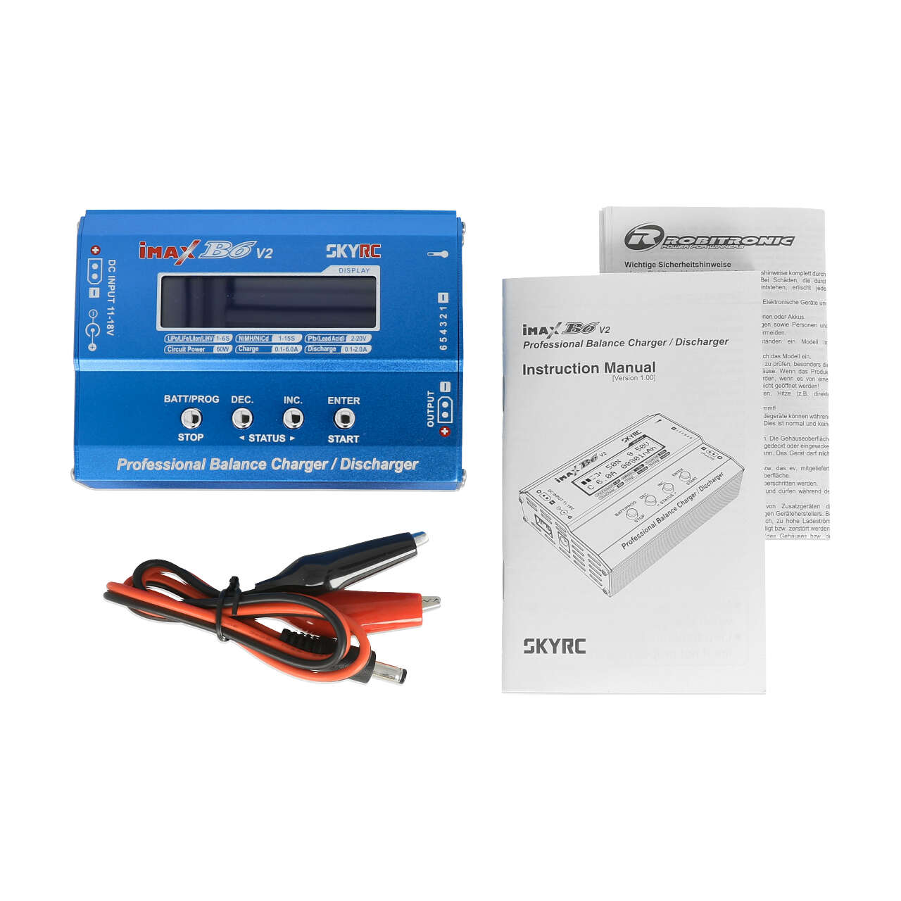 SkyRC B6DC V2 Ladegerät LiPo 1-6s 6A 60W SK-100161