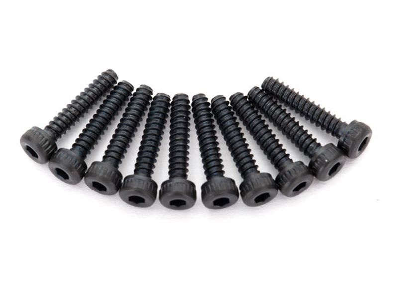 Traxxas 8167 Schrauben 2x10mm Cap-head selbstschneidend (hex drive) (10)
