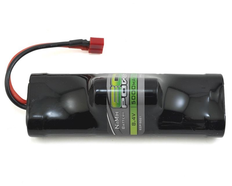 EcoPower 8.4V/5000mAh 7-Cell NiMH Hump Pack Batterie mit T-Style Stecker ECP-5021