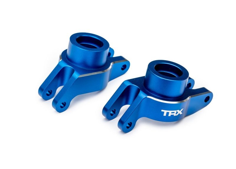 Traxxas Radträger hi Aluminium blau (2) MAXX + MAXX SLASH 10252-BLUE