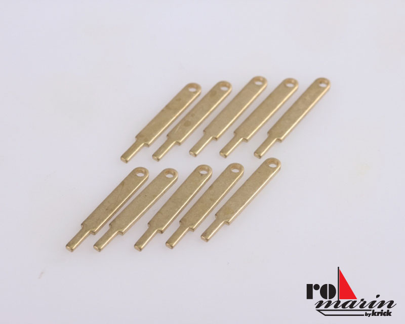ROMARIN Relingstütze flach 15mm 1 Dz.(10) RO1313