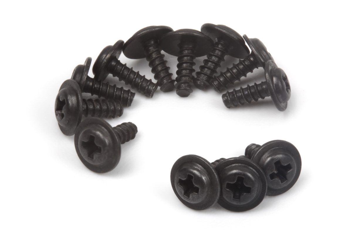 Blackzon Schneidschrauben mit Flansch PWAO2.3×7mm (12St.) 540462