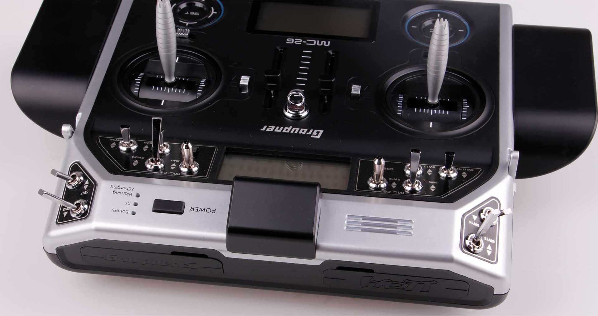 GRAUPNER MC-26 HOTT Einzelsender 2,4Ghz Fernsteuerung S1036.77