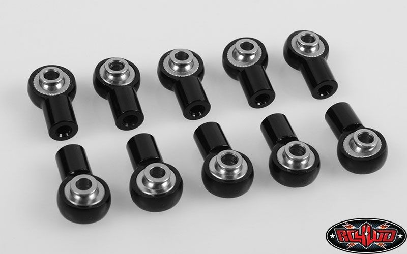 RC4WD M3 Mini Aluminum Axial Style Rod End (Black) (10) Z-S1370