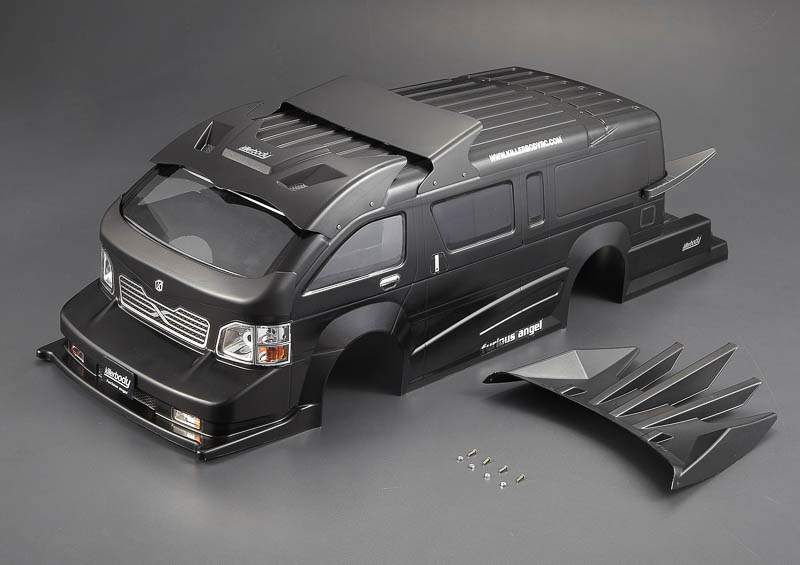 KB48407 Furious Angel Karosserie Schwarz 195mm RTU