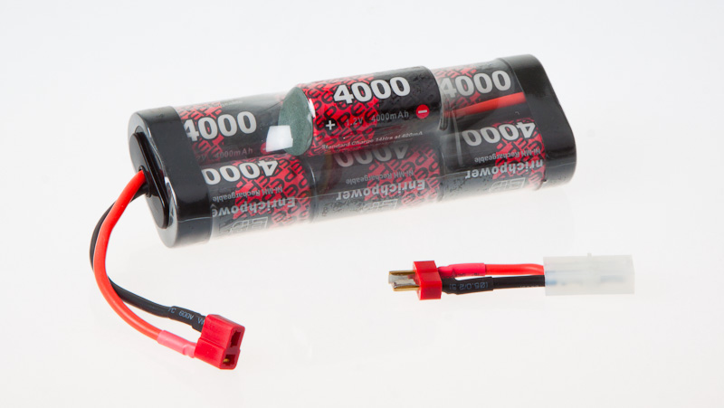Robitronic NiMH Akku 4000mAh 8,4V Hump Pack T-Stecker & Tamiya R05151