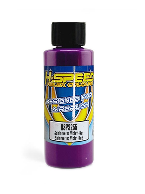 H-SPEED Lexan Airbrush Farbe 60 ml Schimmernd Violett-Rot/Violet-Red HSPS255