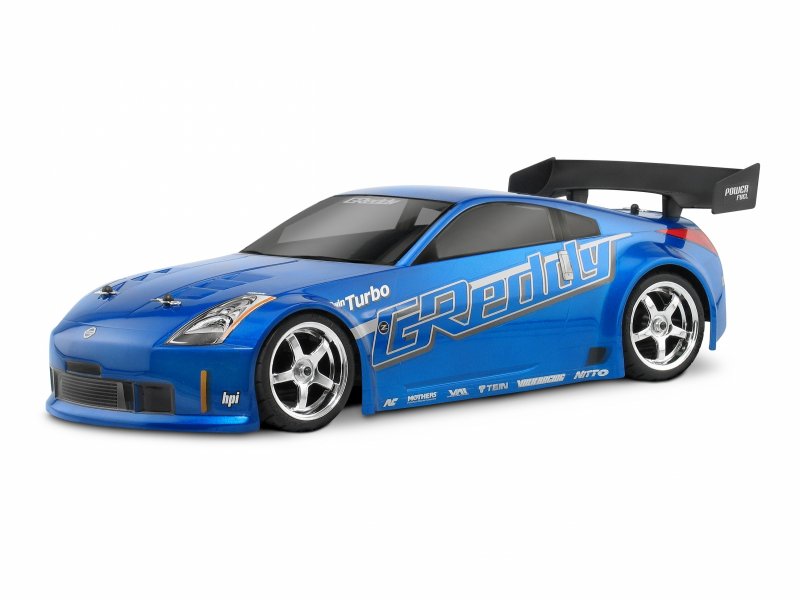 HPI Nissan 350Z Greddy Twin Turbo Karosserie (200mm) 17518