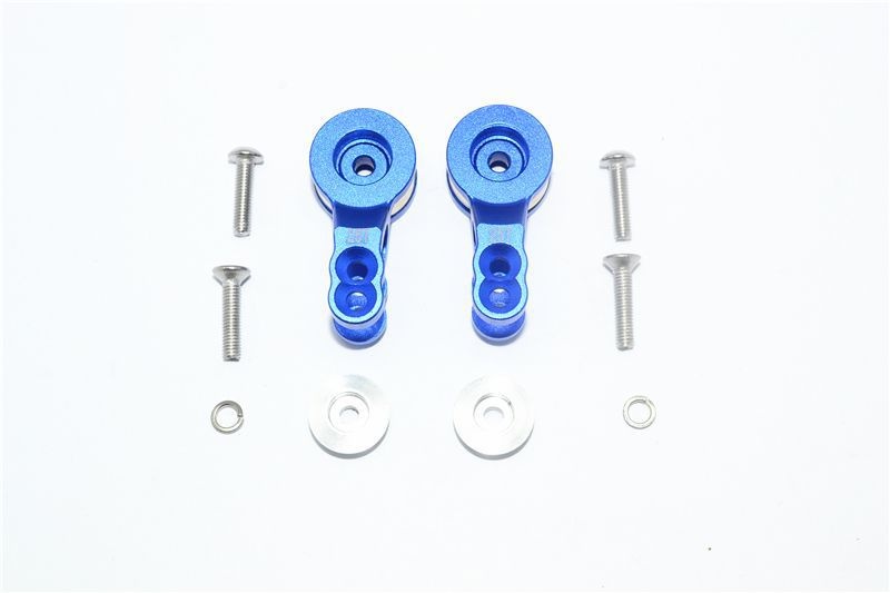 GPM Alu Servo Horn mit Feder blau Traxxas 1/10 E-Revo