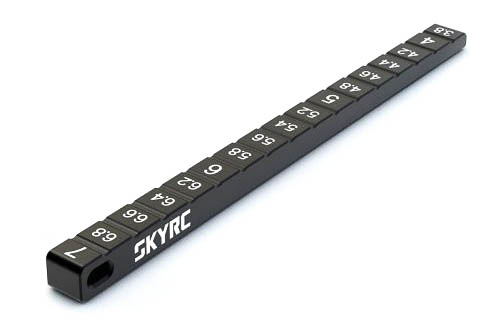 SkyRC Bodenabstandslehre 3.8-7.0mm Schwarz SK-600069-19