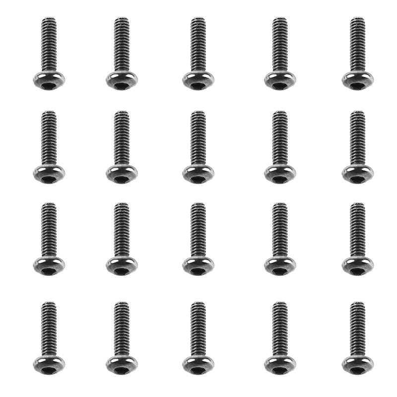 LC Racing Sechskant Rundkopfschraube M2x8mm 20 Stück LCSK41