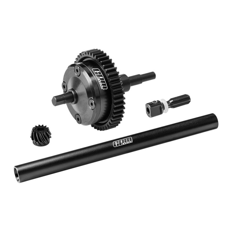 GPM Diff kpl Mitte aus Carbon-Stahl & Alu schwarz TRX MiniMaxx TXMM4712BK