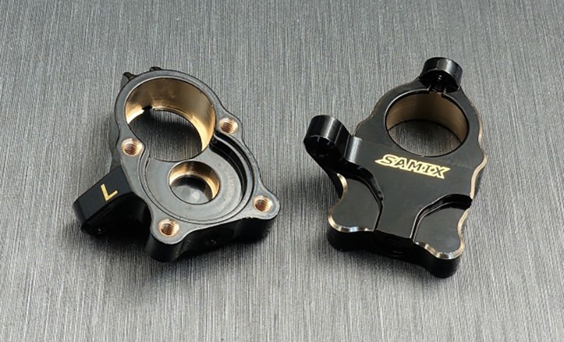 SAMIX Lenkhebel schwer Messing (1x li / 1x re) für FMS FCX24 FCX24-4412