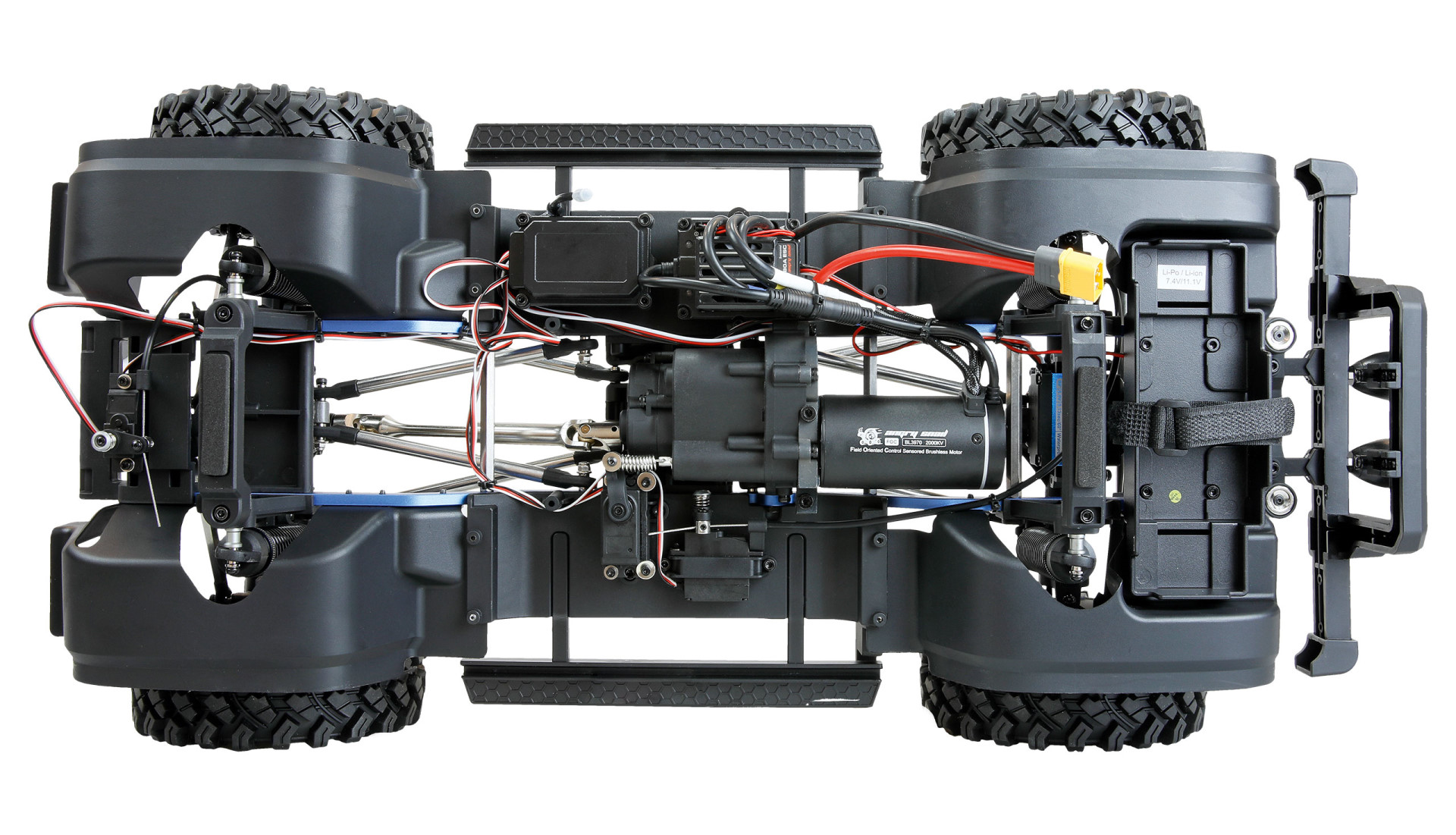 Amewi ALLRock H8 V2 Scale Crawler brushless 1:8 RTR blau/orange 22766 - Abbildung 7