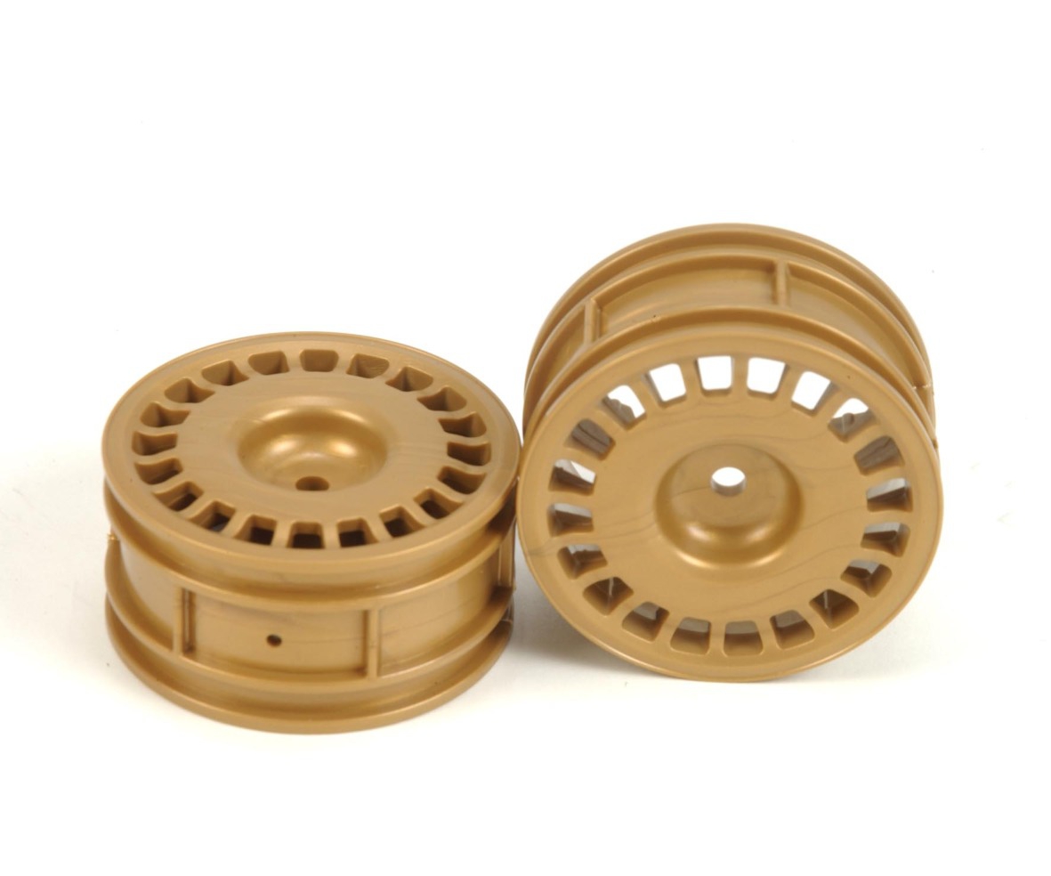 Tamiya 40075 1:10 Felgen (2) Rally-Dish gold 26mm 300440075