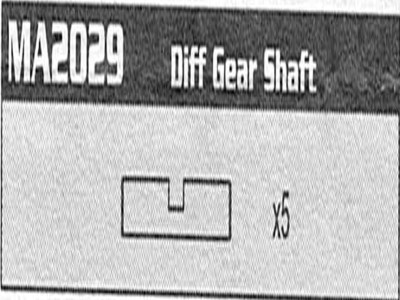 Amewi MA2029 Diff Gear Shaft Raptor MA2029