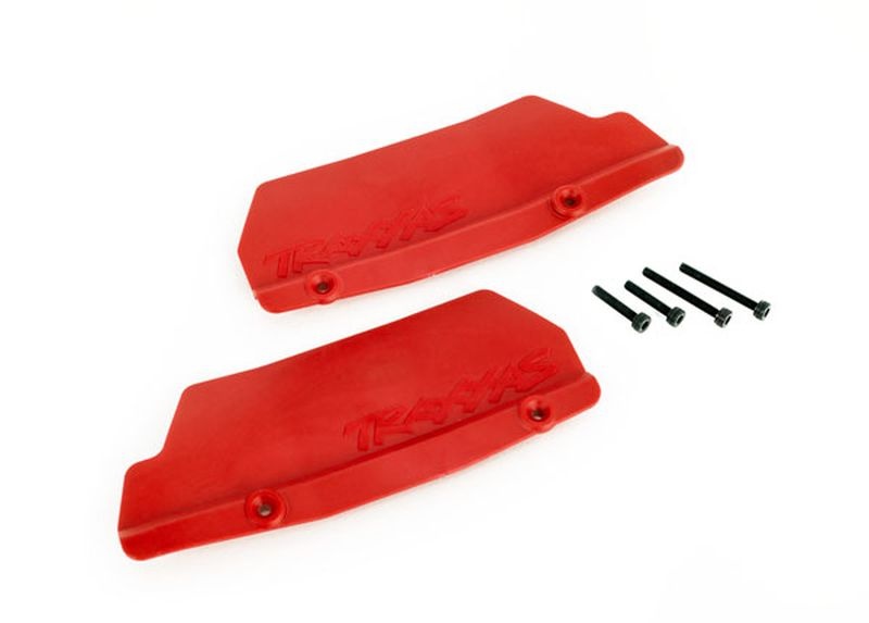 Traxxas Mud-Guards rot l/r + Schrauben 9519R