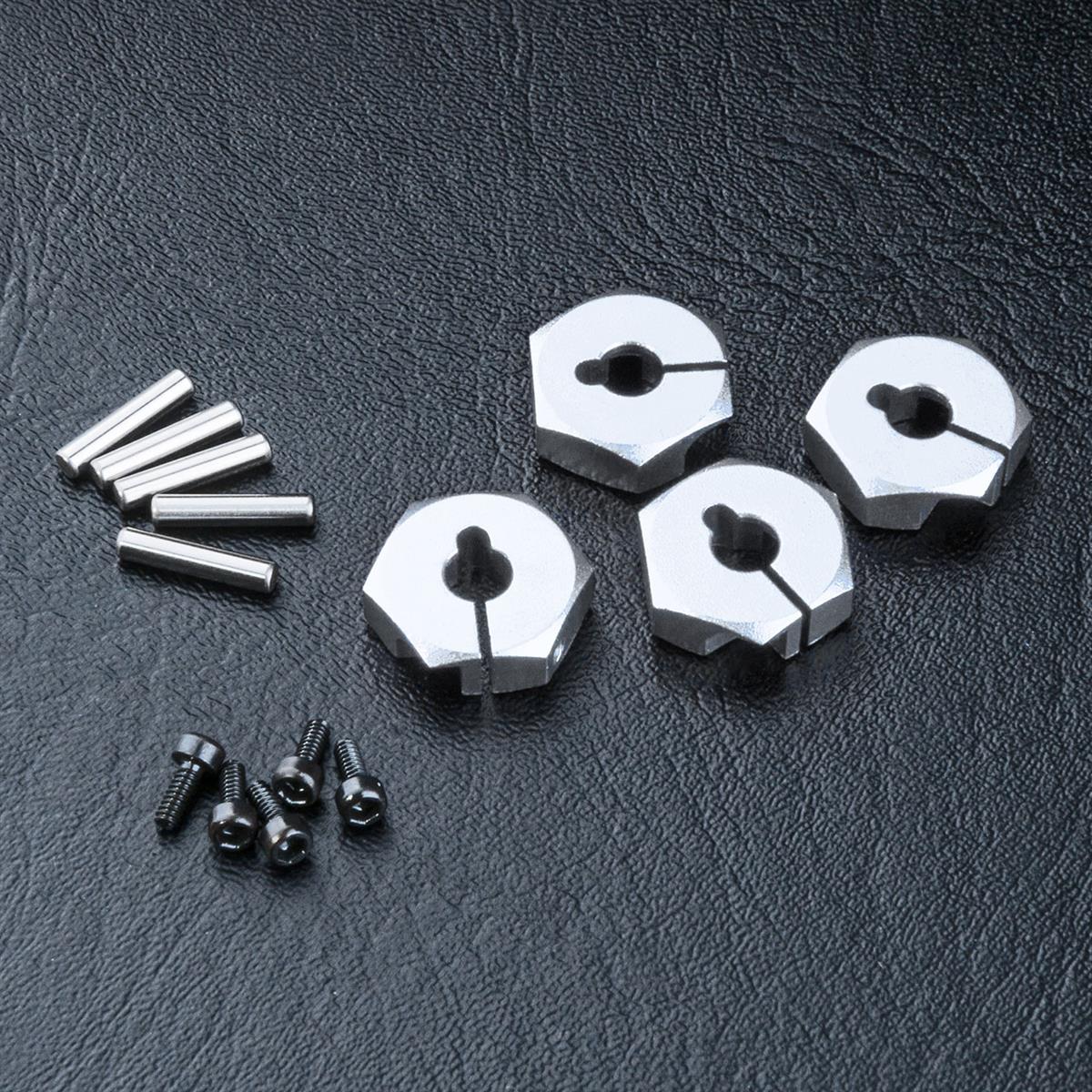 820044S Radmitnehmer Alu 4mm silber (4 Stück)