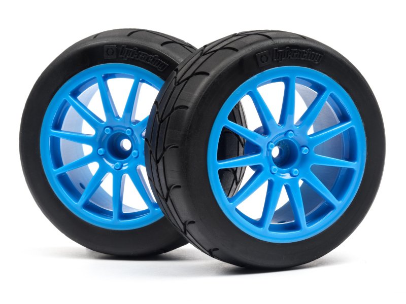 HPI Gymkhana Reifen vorm. Speedl. Corse Turini Felgen Set (Cyan/2St) 115155