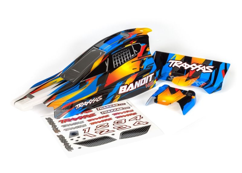 Traxxas Karo Bandit VXL blau, kpl. lackiert 2436X