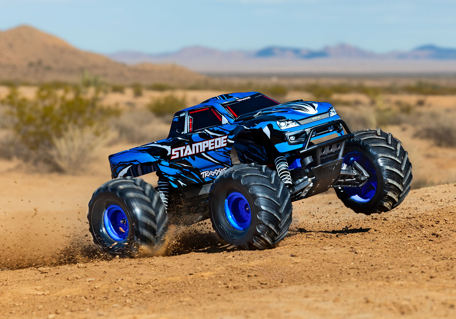 Traxxas Stampede BlauX 1/10 2WD HD Monster-Truck RTR mit Akku und USB-Lader 36254-8 - Abbildung 7