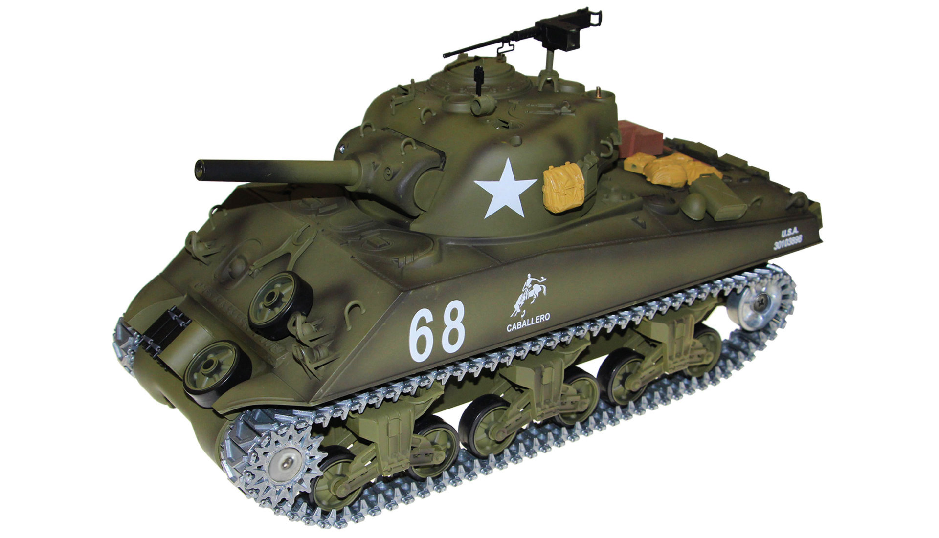 Amewi U.S. M4A3 Sherman 1:16 Professional Line IR/BB Panzer Sound/Rauch/Metall 23115 - Abbildung 1