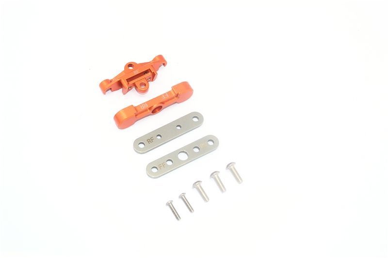 GPM Alu Querlenkerhalter unten hinten orange Traxxas MAXX
