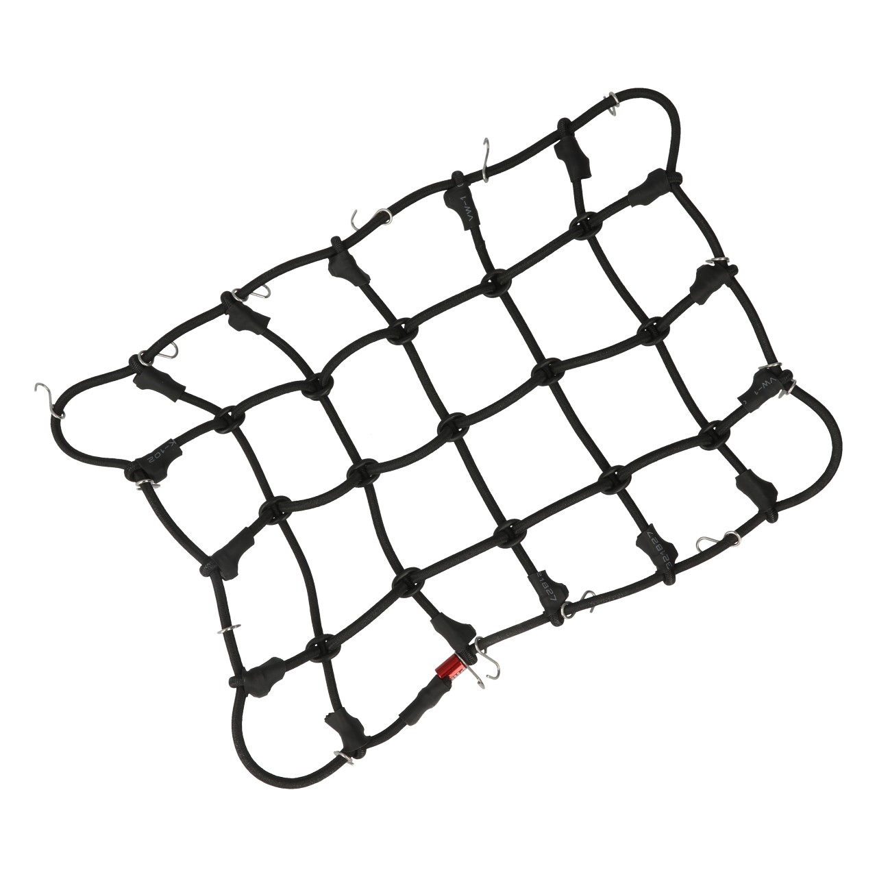Robitronic Gepäcknetz mit Haken Schwarz (190mm x 120mm) R21002BK