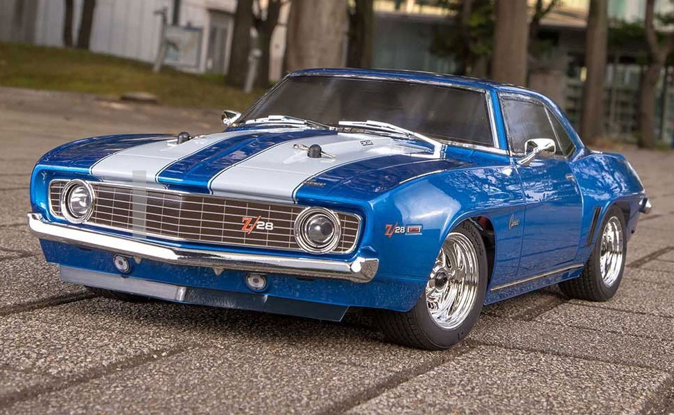 Kyosho FAZER MK2 Chevy Camaro Z28 1969 1:10 Le Mans Blue ReadySet 34418T1C - Abbildung 8