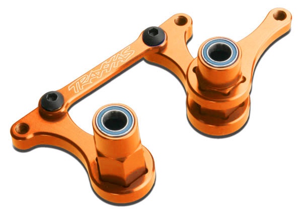 Traxxas Lenkungsteile Alu orange 3743T
