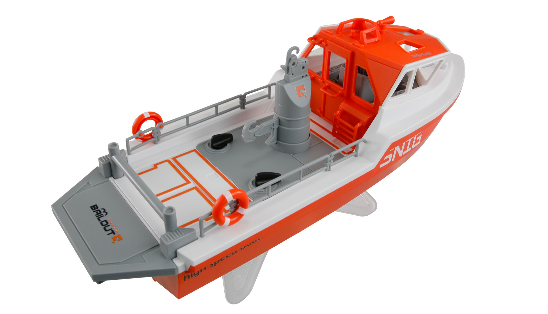 Amewi SNIG Rettungsboot brushless Jetantrieb 320mm RTR weiß/orange 26116 - Abbildung 5