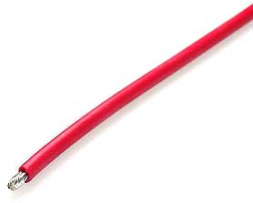 Robitronic Silikonkabel 1m Rot 2,5mm² Außen d3.9mm RS501RT