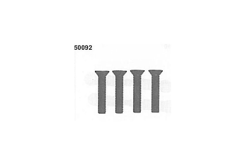ET 50092 Senkkopfschrauben M5x25 4 Stück (Pitbull-X) - Abbildung 1