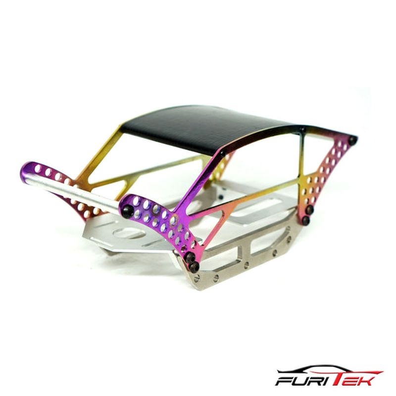 FURITEK BETTLE TITANIUM (RAINBOW) COMP CHASSIS FOR AXIAL UTB18  FUR-2284