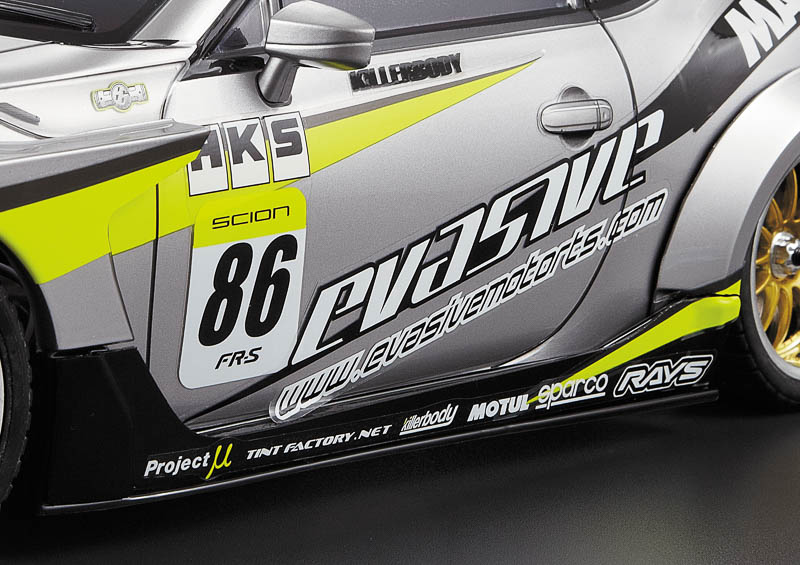 KB48587 Dekorbogen Karosserieverbreiterung Toyota 86 & Subaru BRZ