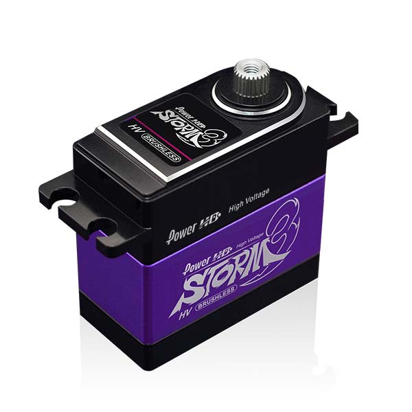 Power HD SERVO STORM3 BRUSHLESS BOITIER ALU 6/7.4V (32 KG/0.11 SEC) HD-STORM3