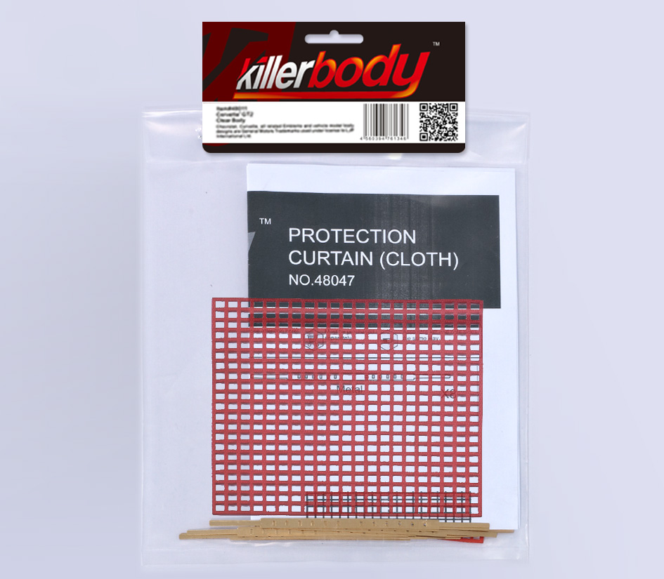 KB48047 Sicherheits-Fensternetz (Stoff) (für 1/10 SCT)