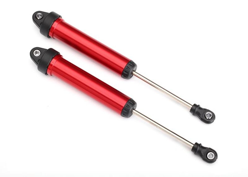 Dämpfer GTR 160mm rot Alu (gebaut ohne Federn) hi ohne Gewin 8461R