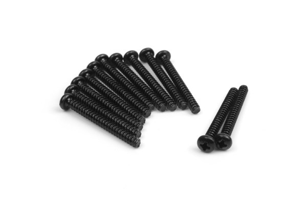 BLACKZON Flachkopf Schneidschrauben 6x25mm (12St) 540159 - Abbildung 1