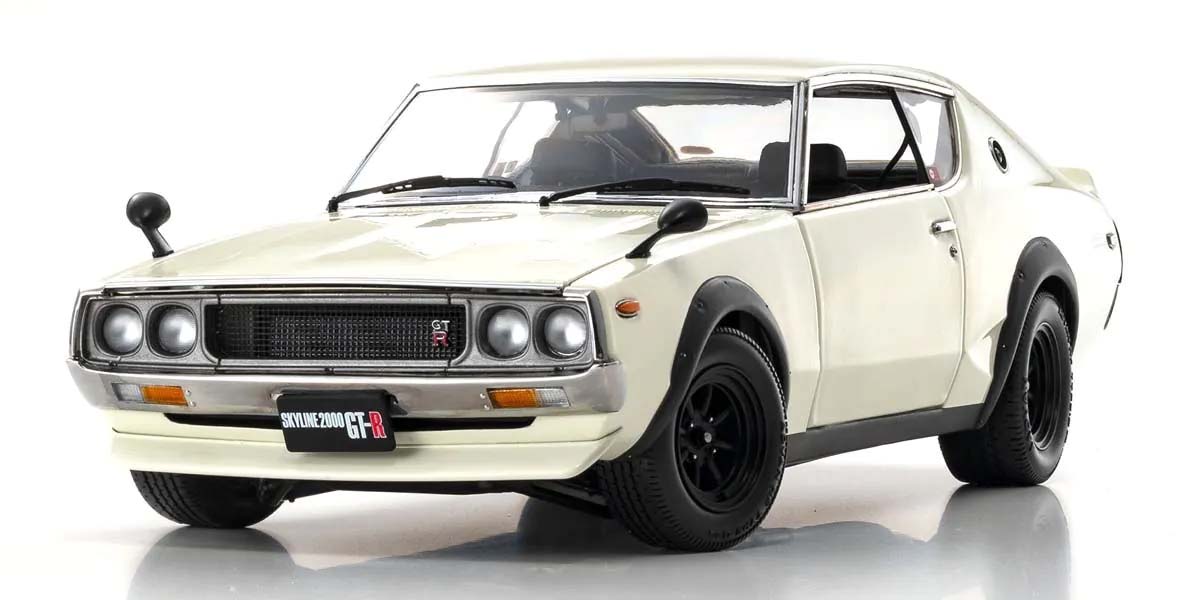 Kyosho 1:18 Nissan Skyline 2000 GT-R (KPGC110) 1973 White 08255W - Abbildung 1