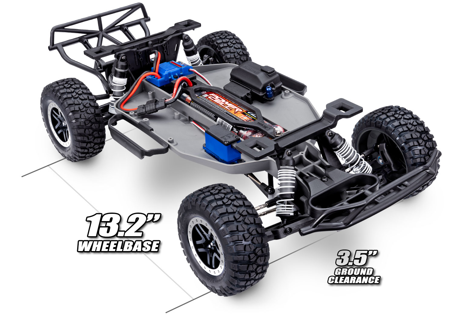 Traxxas Slash 2WD 1/10 Orange RTR Clipless HD incl. USB-Lader & Akku 58234-8 - Abbildung 2