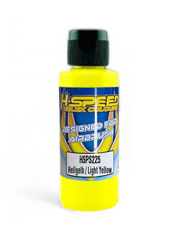 H-SPEED Lexan Airbrush Farbe 60 ml Hellgelb / Light Yellow HSPS225