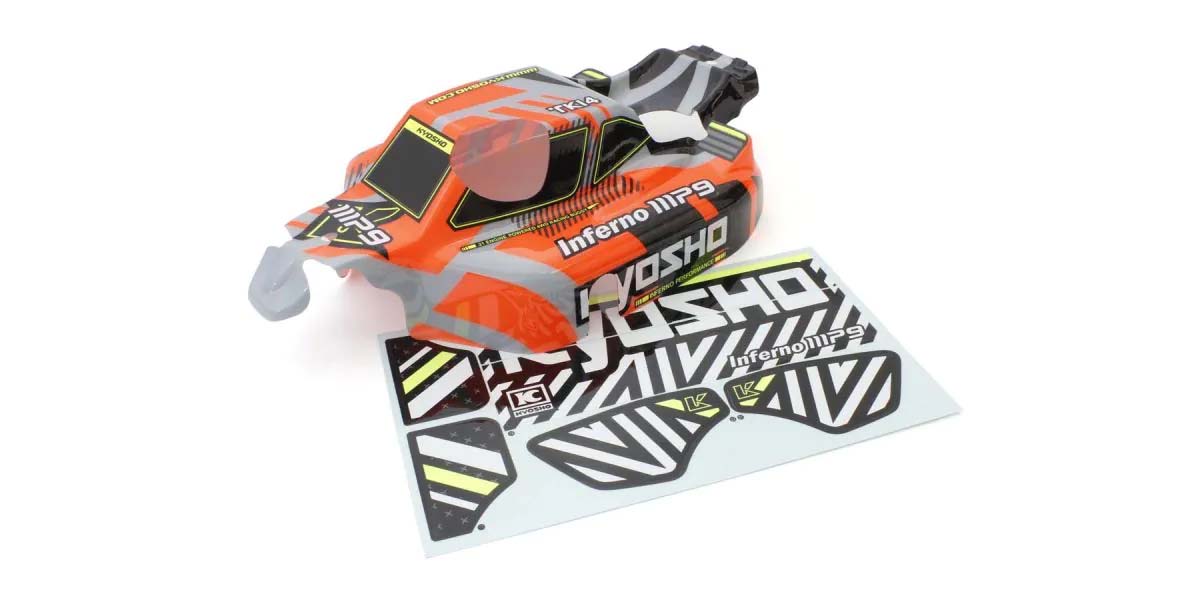 Kyosho Karosserie 1:8 Inferno MP9 TKI4 RS V2 (Lackiert) IFB117ORB